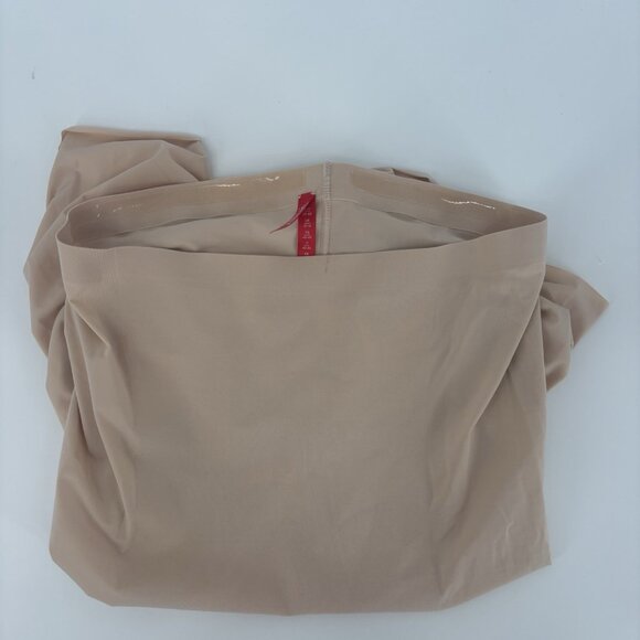 SPANX Shapewear Womans Size Large Nude High Waist Shorts Stretch Mid Thigh - Picture 7 of 9